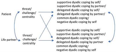 Perception of disease, dyadic coping, and the quality of life of oncology patients in the active treatment phase and their life partners: an approach based on the actor-partner interdependence model